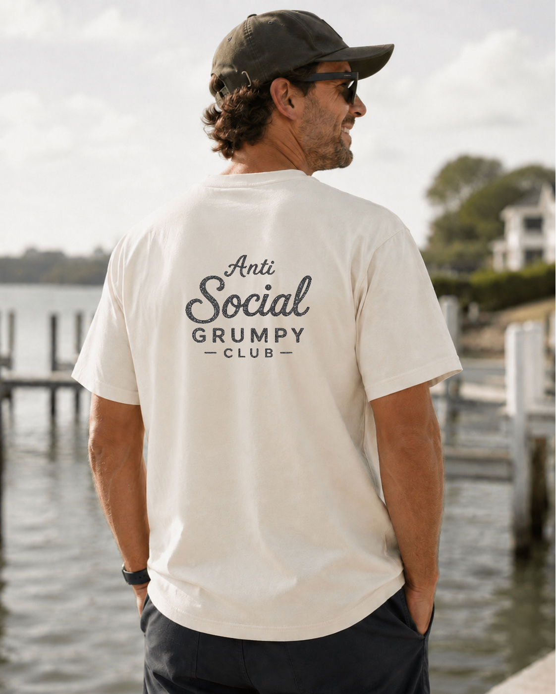 ANTI SOCIAL GRUMPY CLUB T-SHIRT