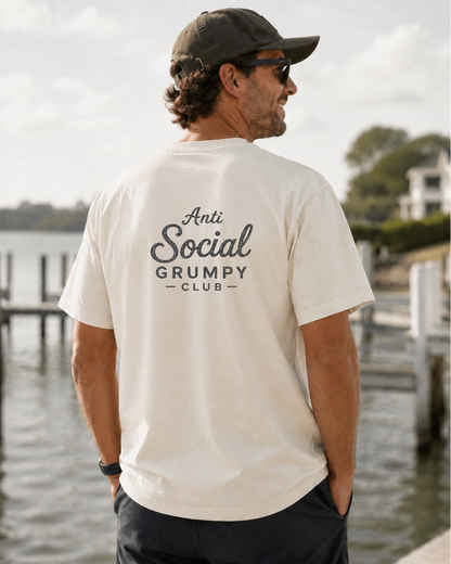 ANTI SOCIAL GRUMPY CLUB T-SHIRT
