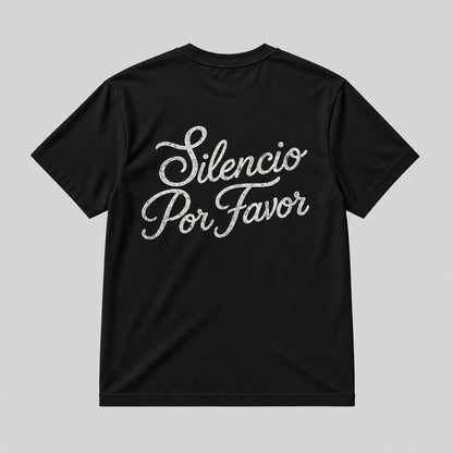SILENCIO POR FAVOR  BLACK