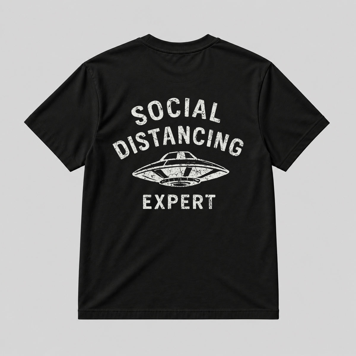 SOCIAL DISTANCING EXPERT  BLACK