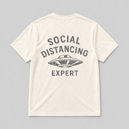 SOCIAL DISTANCING EXPERT  NATURAL