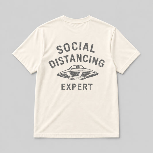 SOCIAL DISTANCING EXPERT  NATURAL