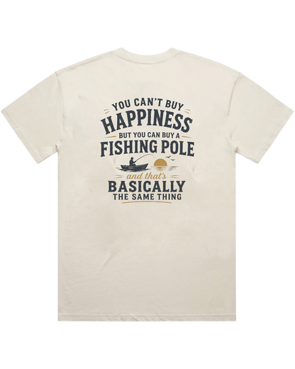 HAPPINESS FISHING POLE T-SHIRT
