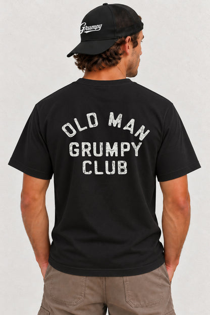 OLD MAN GRUMPY CLUB  BLACK