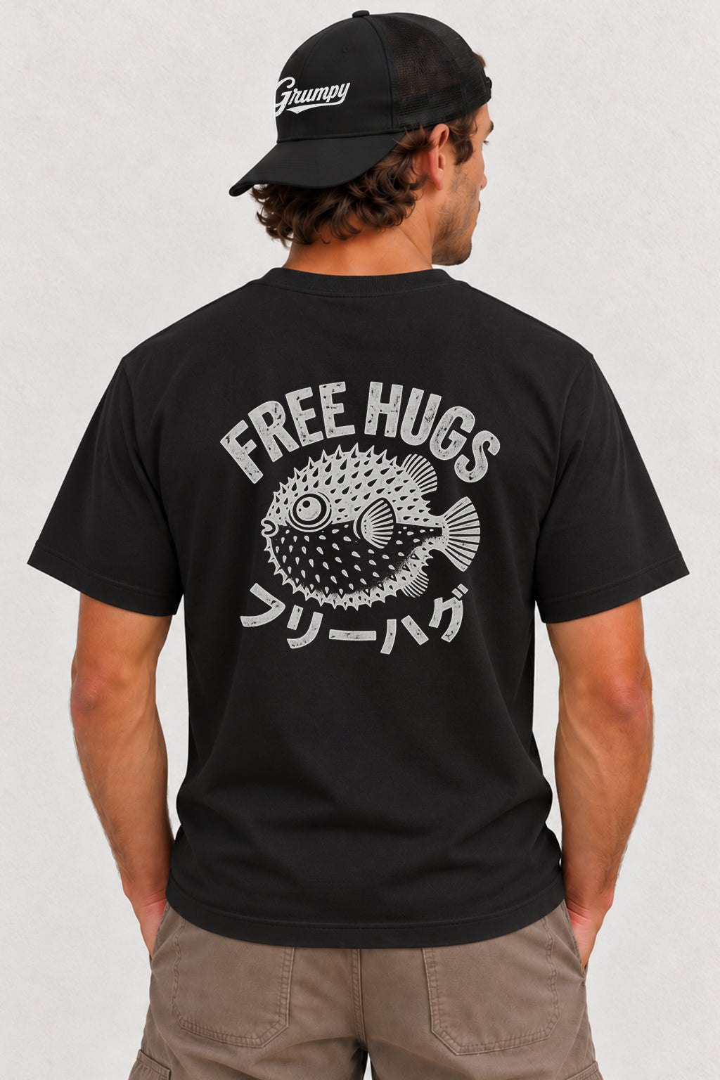 FREE HUGS  BLACK