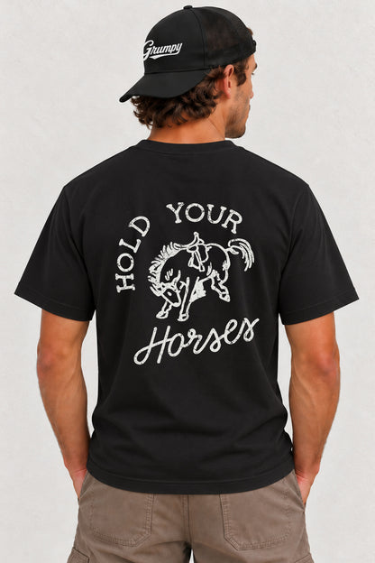 HOLD YOUR HORSE  BLACK