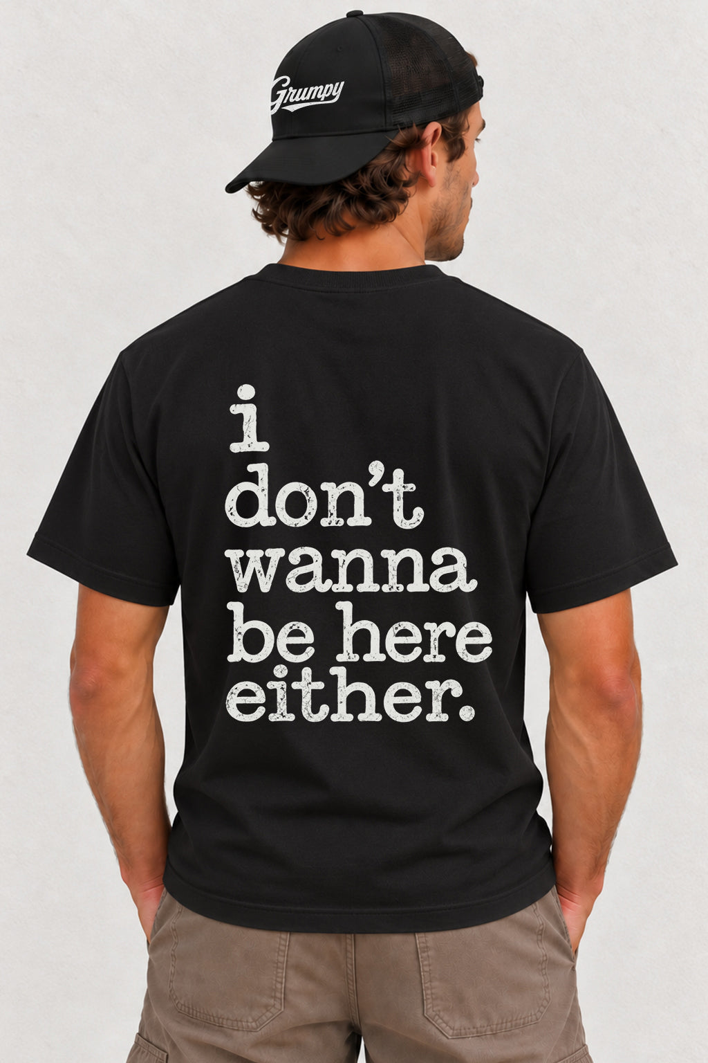 I DON'T WANNA BE HERE EITHER  BLACK