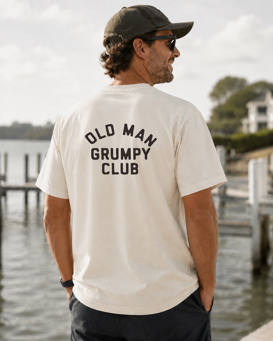 OLD MAN GRUMPY CLUB T-SHIRT