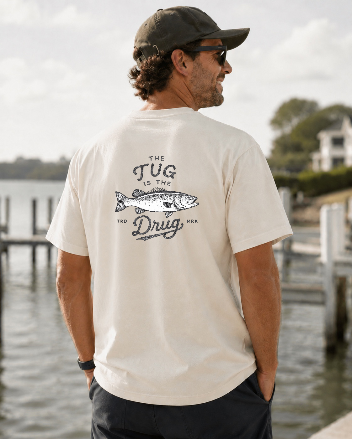 THE TUG IS DRUG W/ FISH T-SHIRT