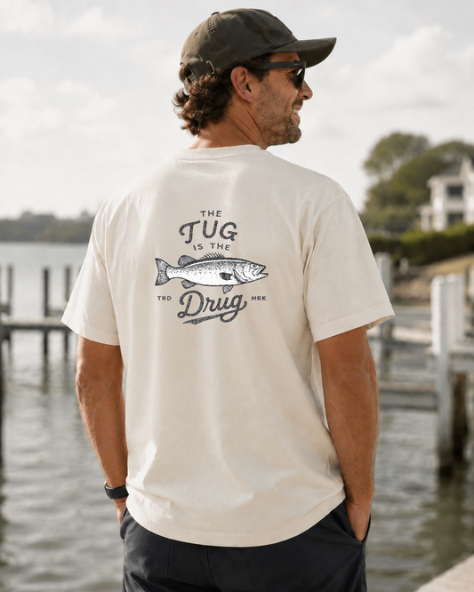 THE TUG IS DRUG W/ FISH T-SHIRT