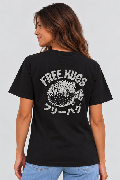 FREE HUGS  BLACK