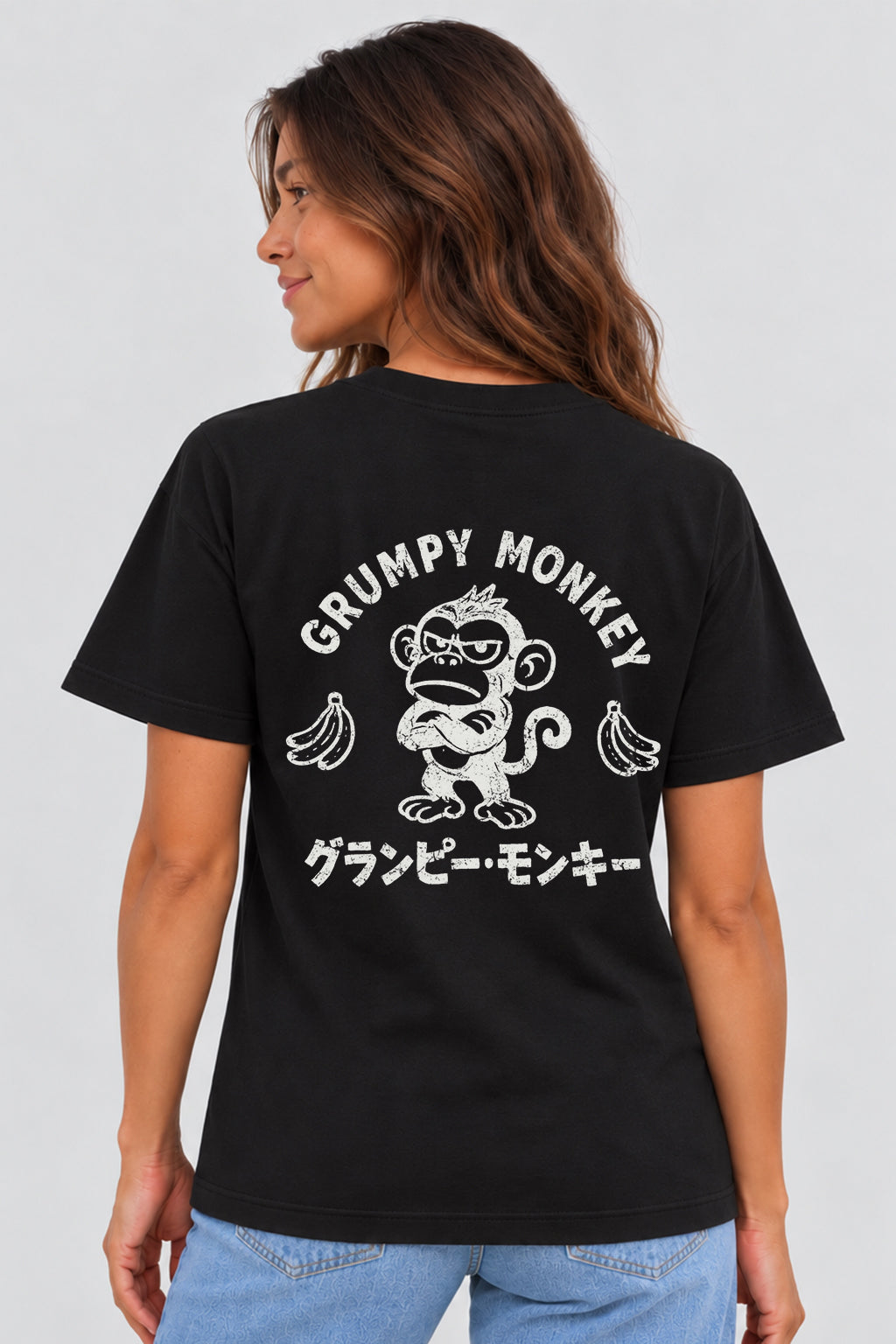GRUMPY MONKEY  BLACK