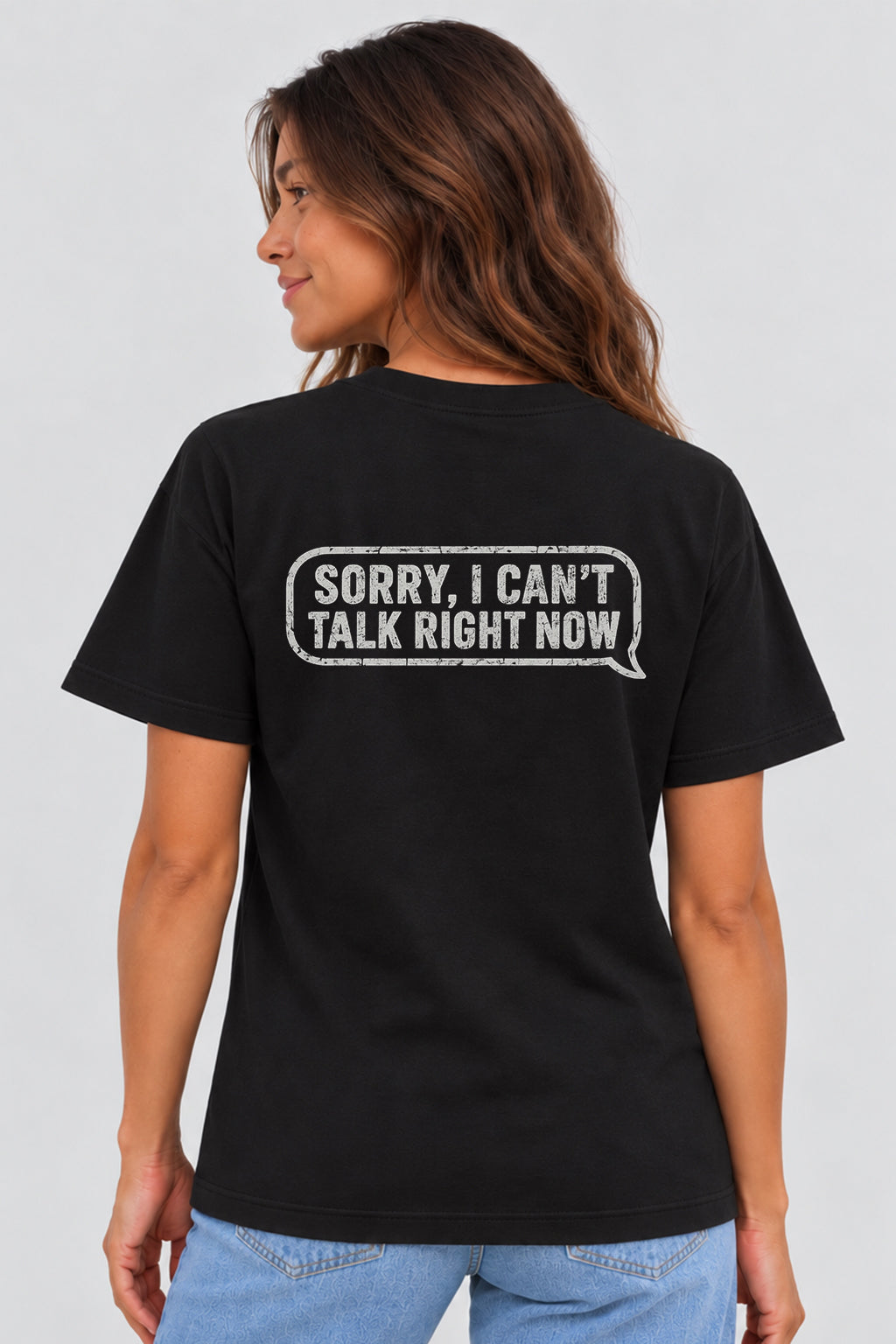 SORRY, I CAN'T TALK RIGHT NOW  BLACK